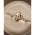 thumbnail image 3 of Cora Jewellery 1CT Art Deco Marquise Moissanite Engagement Ring For Women, 14K Yellow Gold, 3 of 5