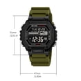 thumbnail image 2 of Hexagonal Waterproof Sports Digital Watch with Luminous Night Function, Multifunctional Outdoor Wristwatch for Active Lifestyle & Fitness Monitoring, 2 of 5