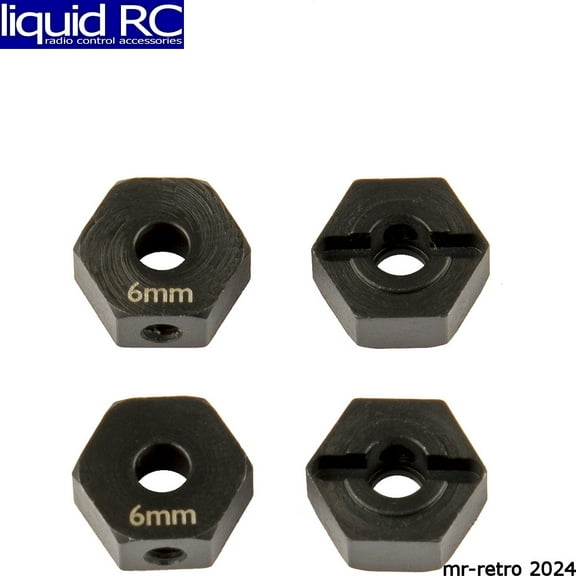 Associated 42076 FT Enduro Wheel Hexes 6 mm steel