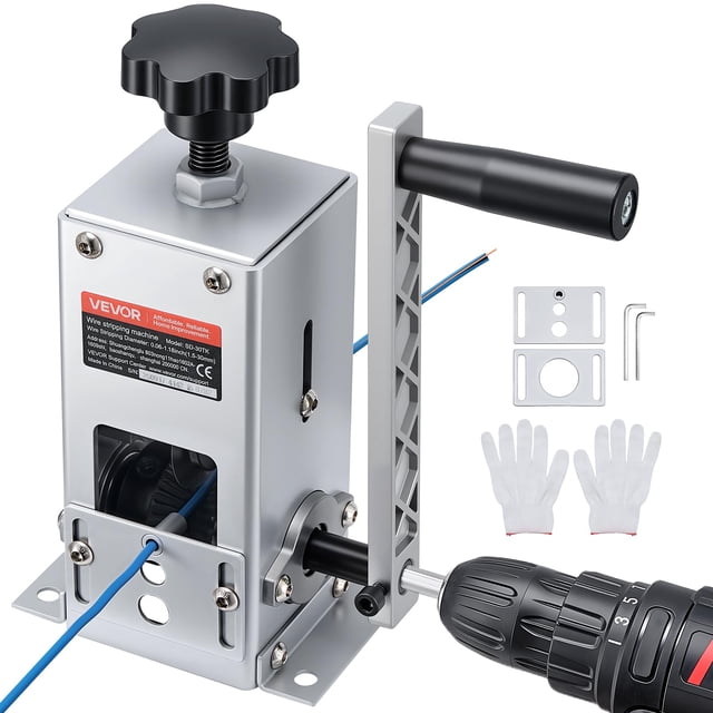 Máquina pelacables VEVOR de 1,5 a 30 mm con manivela para taladro