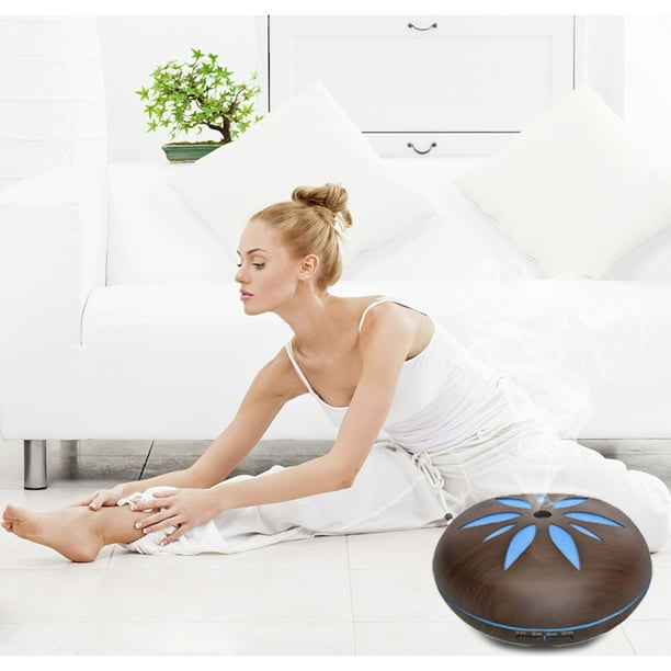 Xihbxyly Almacén de liquidación Difusor humidificado vapor frío, humidificadores pequeños 500 ml para dormitorio con estrella