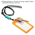 thumbnail image 6 of Uxcell Neck Lanyard Badge Lanyards Adjustable Long Strap Card Holder Keychains Green, 6 of 7