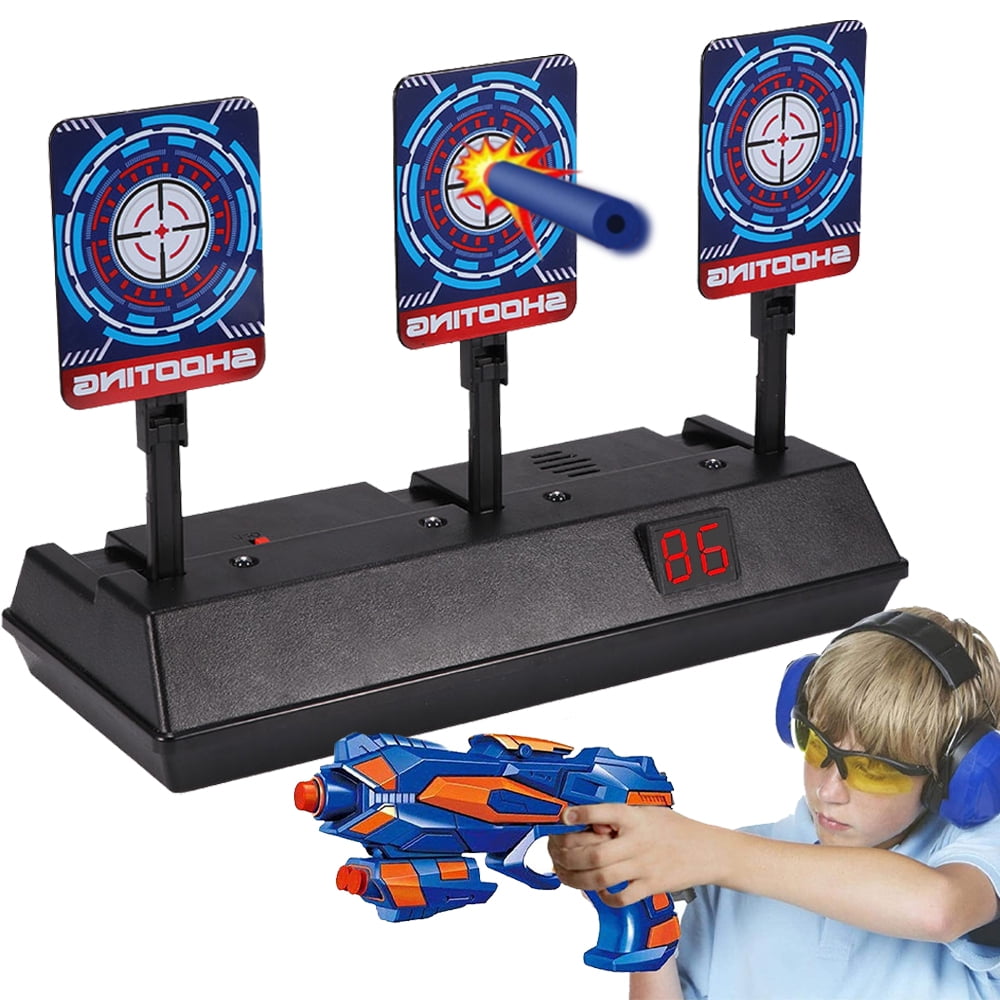 Electric Scoring Auto Reset Shooting Digital Target Shooting Gun Water Guns Toy 