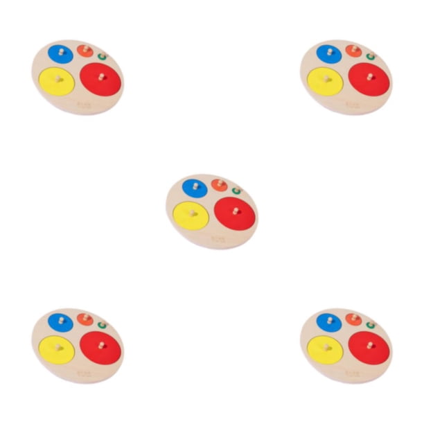 Vogacara Rompecabezas con forma de Juegos de memoria Rompecabezas de aprendizaje para la ronda de juegos Type2 NO2