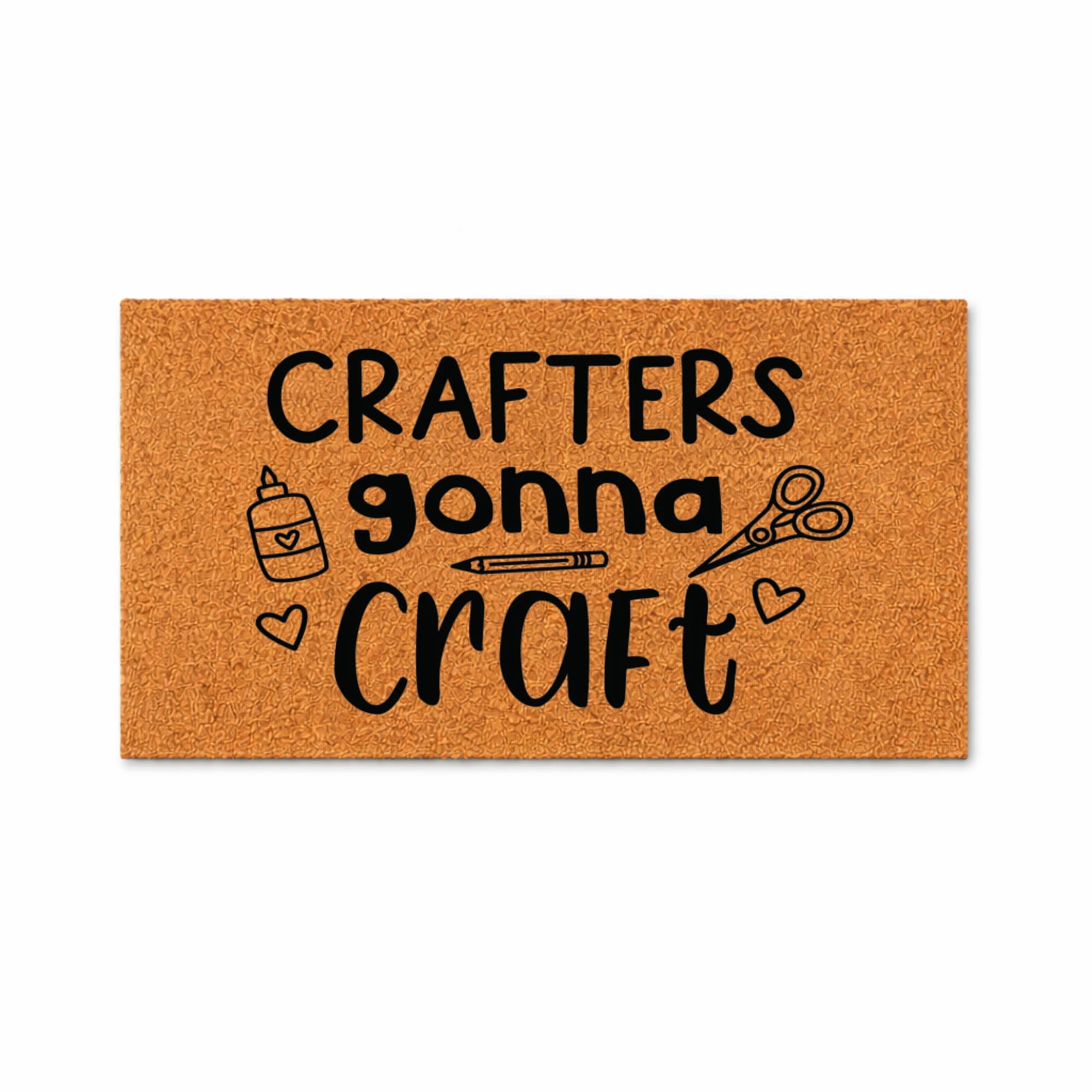 Doormat Crafters Gonna Craft Welcome Mat First House Outside Gift Fo (18 x 30 ) #5870