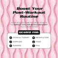 thumbnail image 2 of Textured Foam Rollers For Muscle Massage Medium-Density Back Pink, 2 of 5