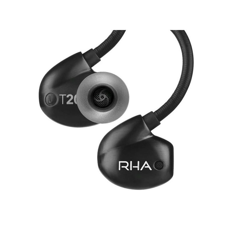 Restored RHA T20i High Fidelity Dual Coil in-Ear Headphone Black