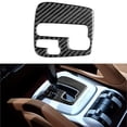 thumbnail image 1 of Real Bright Soft Car Interior Carbon Fiber Sticker DecorationFor Porsche Cayenne Sport 2003-2010 Carbon Fiber AT Gear Shift Panel CoverAuto Car Protection Interior Accessories, 1 of 8