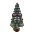 thumbnail image 2 of Xihbxyly Mini Árbol de Navidad, Diseño Realista de Cedro, Bayas Rojas y Piñas, Ramas de Pvc, Estructura Resistente con Bisagras, Decoración para Fiestas Navideñas, Año Nuevo, 60 Cm de Altura., 2 of 5