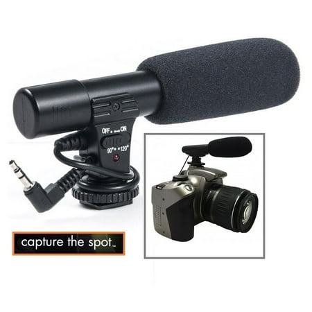 Mini Condenser Microphone For Nikon D7100 D5200 D7000 D5100 D3200 D5300 D5500 D610 D600 D300S D5300 D4
