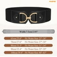 thumbnail image 7 of WHIPPY Women Wide Elastic Waist Belt Ladies Stretch Belts for Dresses, 7 of 7