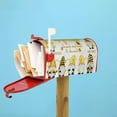 thumbnail image 5 of Bees Gnome Mailbox Covers - Summer Mailbox Covers Magnetic Standard Size, Retro Mailbox Wraps Post Letter Box Cover Standard Size 18" X 21"for Garden Yard Decorations, 5 of 6