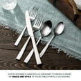 thumbnail image 5 of Godinger Flatware Set, Matte Finish Stainless Steel Cutlery Silverware Flatware Sets, 20 Piece Set, Service for 4, 5 of 6