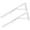 18inch, variant on simhoa 2 Pieces Folding Shelf Brackets K Type Spring Steel Brackets Shelf Hardware 18inch
