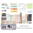 thumbnail image 5 of 1pcs semi transparent pencil case, stationery case, pencil case, multi-layer design 21 * 13.5 * 5CMstyle:style3;, 5 of 5