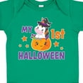 thumbnail image 4 of Inktastic My 1st Halloween with Unicorn Witch Girls Baby Bodysuit, 4 of 5