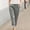 ☁372-Gray, variant on Xuyuer Womens Casual Cotton Tapered Capri Cargo Pants Loose Elastic Waist Ankle Cropped Trouser with Pockets