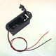 thumbnail image 4 of Case de soporte de batería profesional de 9V para recogida de bajo de guitarra activa con cable de batería (negro), 4 of 6