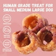 thumbnail image 5 of (2 pack) Pawmate Chicken & Duck Wrapped Sweet Potato Donut Dog Treats, Nutritious, Natural & Chewy Snack for All Dogs, 11oz, 5 of 12