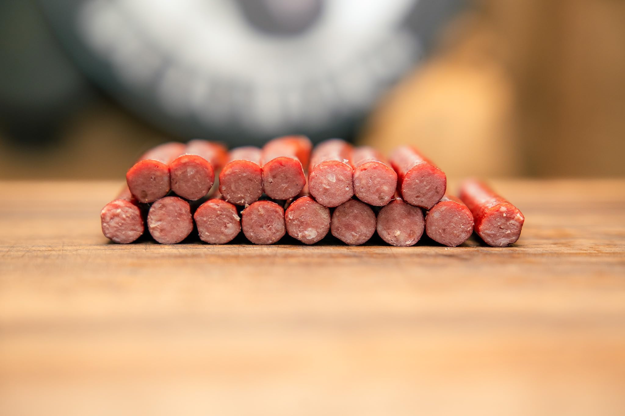 The Bearded Butchers Sweet & Smoky Snack Stick DIY Kit – Make 25 lbs of Snack Sticks with Maple Sugar & Hickory Smoke Flavor – Includes 17mm Collagen Casings – Perfect for Beef, Venison & Game