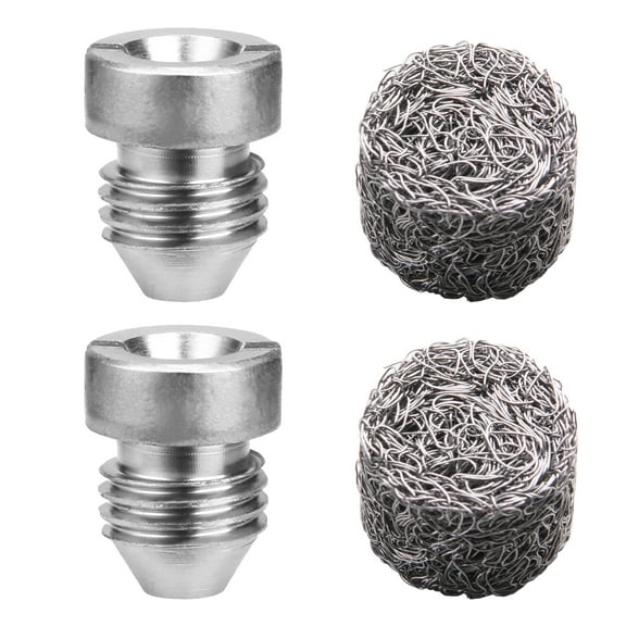 Tool Daily 1.1 mm Orifice for Foam Cannon and Foam Maker Made of Metal Wire, Replacement Thread Nozzle and Mesh Filter for Snow Foam Lance