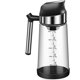thumbnail image 1 of 1 botella de aceite de oliva y vinagre, dispensador de botella de aceite vacía de cocina de 550 ml, botella de vidrio automática sin plomo con tapa de gravedad, prácticos accesorios de cocina JM, 1 of 5