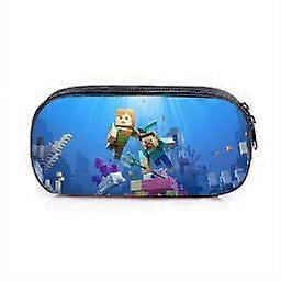 Minecraft Pencil Case Vertical square stationery case Polyester gaming peripheral pencil case fgy170