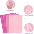 thumbnail image 4 of 108Sheets Pink Gift Tissue Paper Valentine's Day Tissue Paper Wrap Tissue for Packaging Presents Crafts Bouquets and Art Craft DIY Floral Birthday Party Festival, 4 of 7