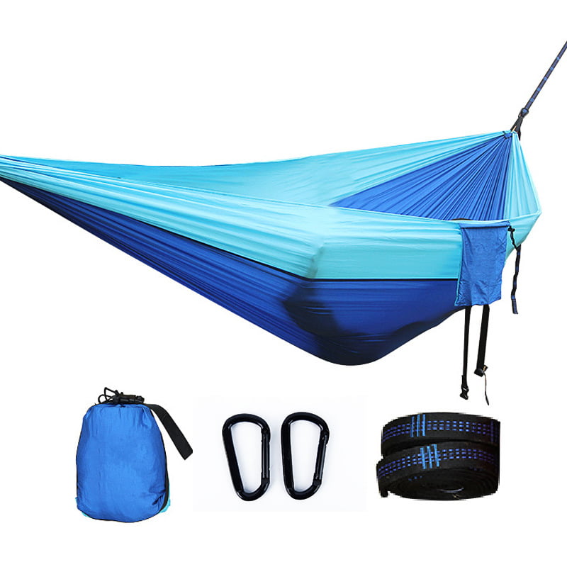 Details about   Large Single Lightweight Garden Camping Hammock With Spreader Bar With Carry Bag 