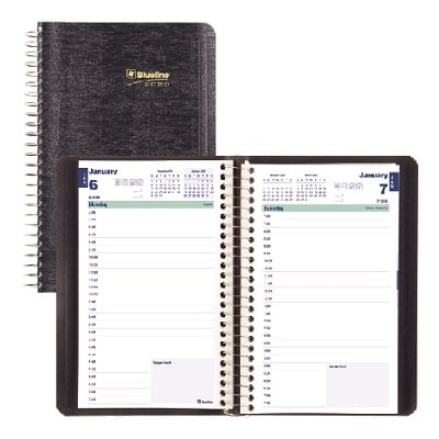 PLANNER DAILY WIRE 8X5 BLUE ENGLISH 2021 | Walmart Canada