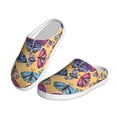 thumbnail image 2 of Kdxio Butterfly 3 Women's Men's Slippers Plush Slip-On House Slipper for Winter Indoor Soft Cushion Non-slip Fluffy Slides Slippers-46/47, 2 of 7
