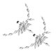 thumbnail image 5 of BRIGHTFUFU 1 pare europeo novia hebilla zapatos de boda decoración brillante rhinestone zapato hebilla, 5 of 7