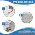 thumbnail image 3 of EAU63923601 -001F-4A Refrigerator Condenser Fan Motor Double Door Fan DC Motor for Refrigerator, 3 of 5