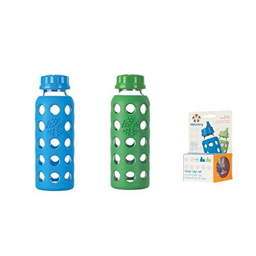 Ocea Lifefactory Sippy Caps for 4-Ounce and 9-Ounce BPA-Free Glass Baby Bottles