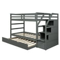 thumbnail image 4 of Twin-Over-Twin Bunk Bed with Twin Size Trundle and 3 Storage Stairs, 4 of 7