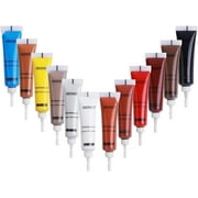 Leather Repair Kits,Leather Furniture, Couch, Car Seats, Sofa, Jacket Restoring Touch up,12 Pack,Multicolor