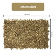 thumbnail image 2 of Home Weavers Leather Shaggy Collection Living Room Rug, Machine Washable Area Rugs, Rug For Living Room, Non Slip Accent Rugs, Soft Foldable Indoor Floor Rug, Easy To Clean, 3'5" x 5'5", Tan, 2 of 2