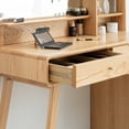 thumbnail image 4 of Litake Makeup Vanity Desk with Drawers Mirror Makeup Dressing Table Nightstand Storage Shelves for Home Bedroom Bathroom, 4 of 8