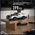 thumbnail image 4 of AE86 Initial D Toy Car Building Blocks Sets with Acrylic Display Case, Collectible Model 27013, Cool Simulation Cockpit Speed Racing Car(399 Pieces), 4 of 5