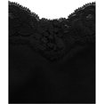 thumbnail image 2 of Aeropostale Womens Solid Classic Lace Cami Tank Top, Negro, Mediano, 2 of 2