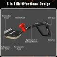 thumbnail image 5 of Feasto 6-in-1 Replaceable Head Grill Brush & Scraper | Multi-Function BBQ Cleaning Tool for All Outdoor Grills, 5 of 10