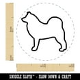 thumbnail image 2 of Alaskan Malamute Dog Outline Self-Inking Rubber Stamp Ink Stamper - Black Ink - Mini 1/2 Inch, 2 of 7