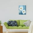 thumbnail image 2 of Daises White Spring Flowers (6) Wall Art Bathroom Pictures Wall Decor Canvas Painting Prints Artwork for Bathroom Office Bedroom 12"x16", 2 of 7