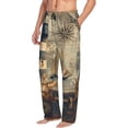 thumbnail image 6 of Disketp Vintage Nautical Lighthouse Men's Pajama Pants - Ultra Soft Fleece Sleep and Lounge Pants (Size: S-XXL)-Large, 6 of 6