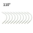 thumbnail image 3 of Eigraketly 10 Uds. De aleación de aluminio para bicicleta de montaña, Cable de freno en V, repuesto desmontable, tubo de frenado profesional para montar Ciclismo 110° Eigraketly OD027868-02, 3 of 6