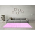 thumbnail image 3 of Ahgly Company Indoor Rectangle Solid Pink Modern Area Rugs, 5' x 8', 3 of 4