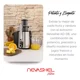 thumbnail image 3 of Extractor De Jugos Profesional Nevashel Kitchen AD-08 1400w, 5 Velocidades, Vaso De 1 Litro, Display Digital, Automático, Ideal Para Frutas Y Verduras, Diseño Moderno, Uso Doméstico Y Comercial, 110v, 3 of 7