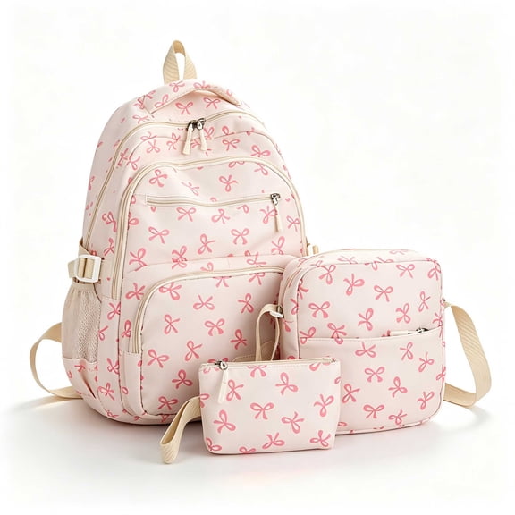GASTROPOD Large Capacity Backpack Student School Backpack Teen Lovely Bows Backpack