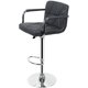 thumbnail image 5 of 2 x Taburete de Bar de Piel Sintética, Taburete de Cocina con Reposabrazos, Giratorios 360° Altura Regulable, Gris esquí esquí Gafas de esquí, 5 of 5