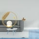 thumbnail image 2 of Figura decorativa vintage de cristal y metal, ideal para escritorio, oficina, dormitorio, sala de estar o estantería., 2 of 8